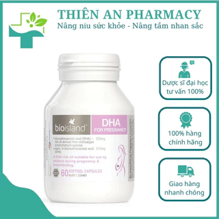 DHA Bioisland 60 viên phụ nữ bầu, phụ nữ cho con bú