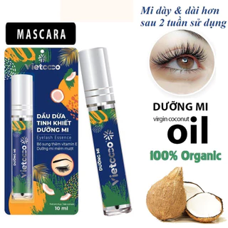 DẦU DỪA NGUYÊN CHẤT DƯỠNG MI VIETCOCO 10ML