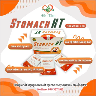 STOMACH HT - Hỗ trợ giảm viêm loét dạ dày, tá tràng, trào ngược dạ dày thực quản, giảm acid dịch vị - Hàng chính hãng HT
