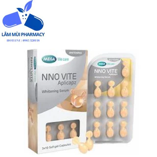 SERUM VIÊN DƯỠNG TRẮNG DA MEGA NNO VITE (30 VIÊN/HỘP) MẪU MỚI