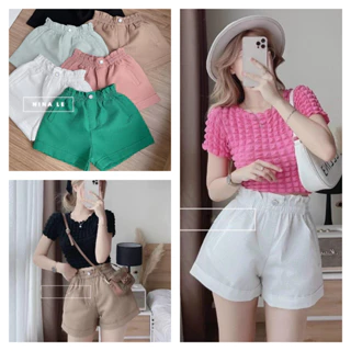 Quần shorts-Quần sooc nữ chất tổ ong xốp siêu xinh m03