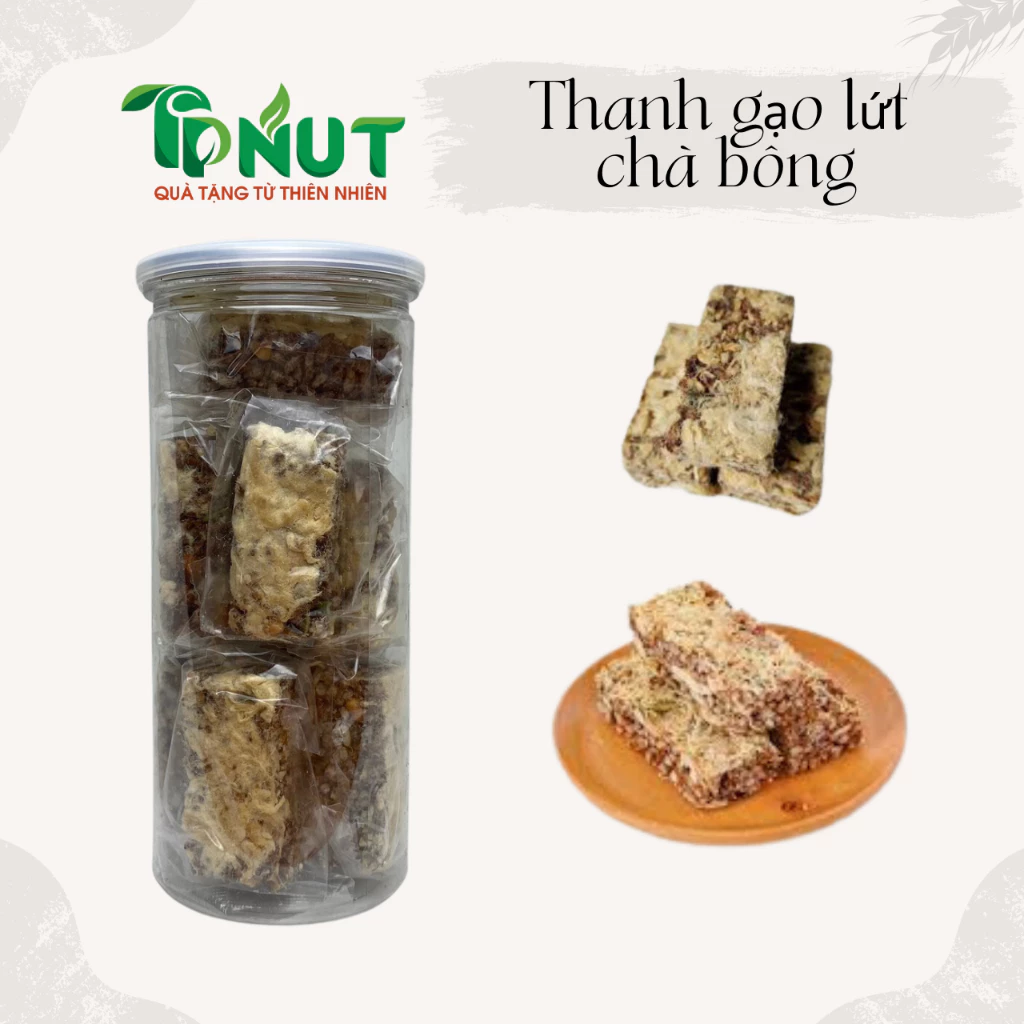 250g Thanh gạo lứt rong biển/chà bông mix hạt dinh dưỡng