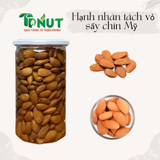 500gram hoặc 250gram Hạnh nhân tách vỏ sấy chín/rang bơ vỏ mỏng chuẩn nhập khẩu TPNut