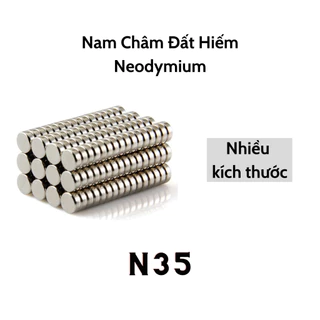 Nam Châm vĩnh cửu hình tròn, hình chữ nhật (nhiều kích thước)