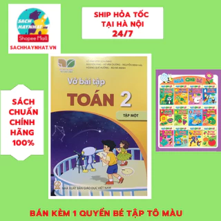 Sách Vở bài tập Toán 2 tập 1(kết nối tri thức)+ bán kèm 1 quyển tô màu 15k