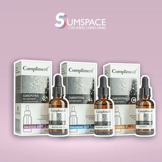 Serum Compliment Hyaluronic Acid 5% + B5 cấp nước, giữ ẩm, phục hồi - 27ml