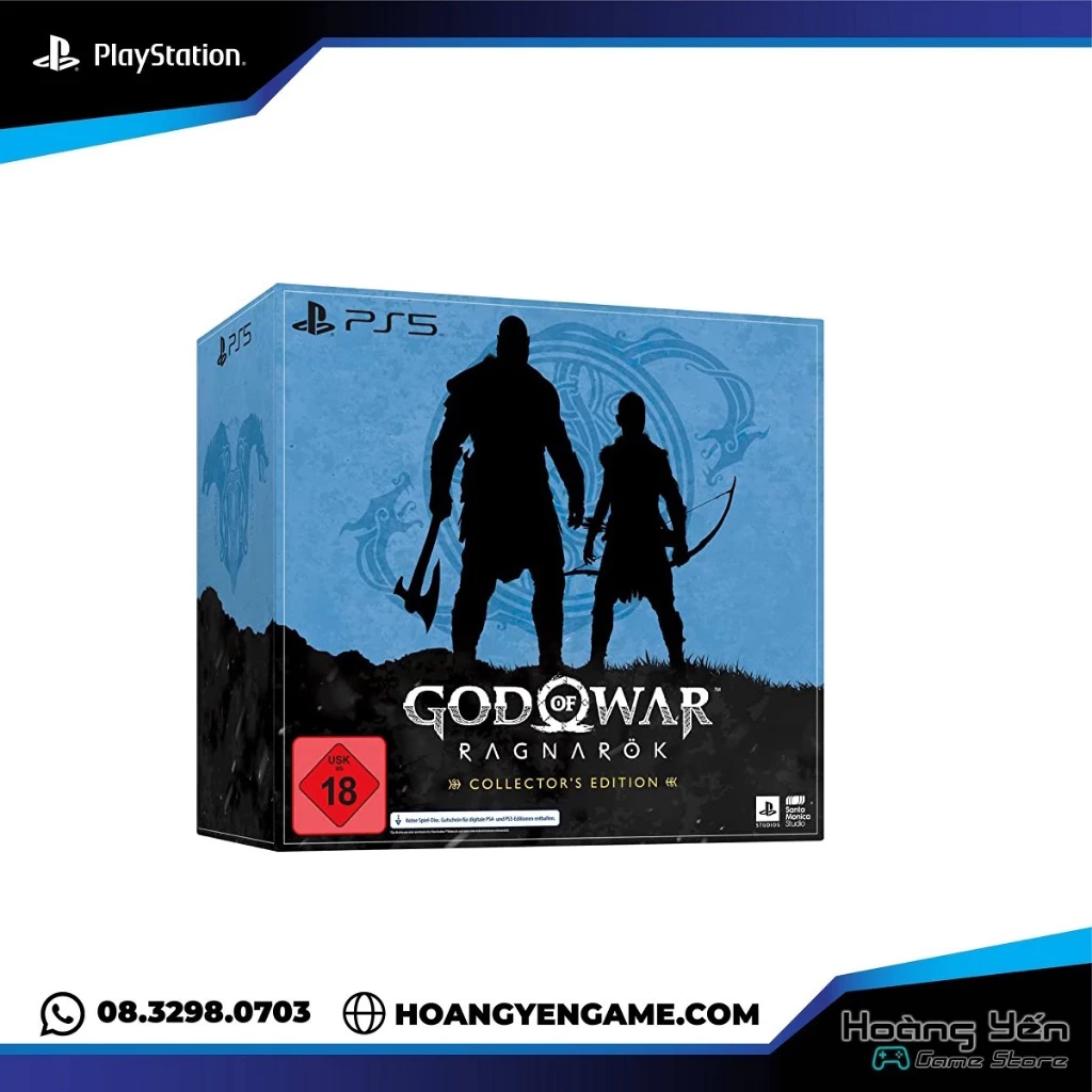 Bộ God Of War Ragnarök Collector's Edition Ps5 - Ps4 - Không kèm code game