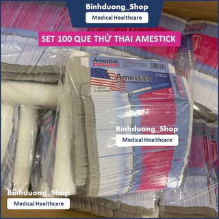 Sỉ 100 que thử thai Amestick giá rẻ cho phòng khám, nhà thuốc