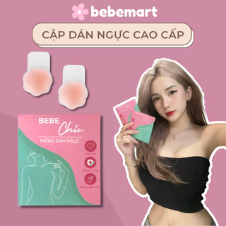 Cặp Miếng Dán Nâng Ngực Silicone - Dán Ngực Tái Sử Dụng BEBECHIC