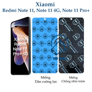 Dán cường lực dẻo nano Xiaomi Redmi Note 11, Note 11 4G, Note 11 Pro+ ( Note 11 Pro Plus ) trong suốt và chống nhìn trộm