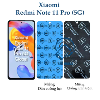 Dán cường lực dẻo nano Xiaomi Redmi Note 11 Pro ( Note 11 Pro 5G ) trong suốt và chống nhìn trộm