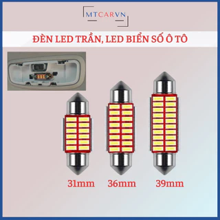 Đèn led trần xe ô tô 31 - 36 - 39mm