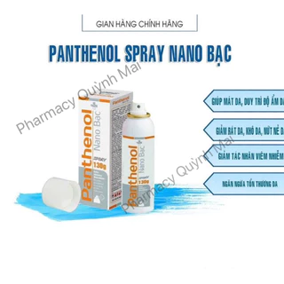 [Chính hãng] - Xịt bỏng Panthenol nano bạc 130g - hỗ trợ phụ hồi da do bỏng / phỏng,  hăm, rách da , da bị cháy nắng …