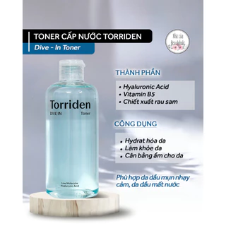 Toner cấp nước TORRIDEN DIVE IN TONER