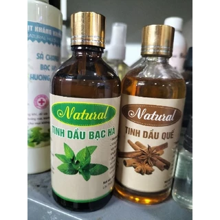 tinh dầu bạc hà the mát 100ml nguyên chất