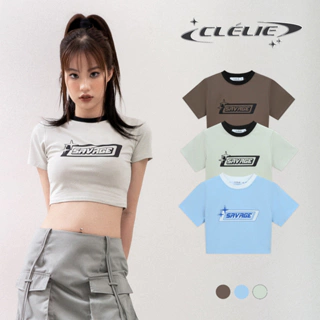 Áo croptop thun ôm CLÉLIE | SAVAGE CROPTOP