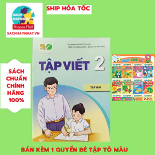 Sách Tập viết 2 tập 2 ( Kết nối tri thức ) + Quà cho bé bé tập tô màu