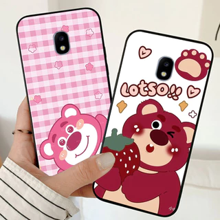 Ốp lưng Samsung j3 pro / ss j5 pro / ss j7 pro in hình gấu dâu siêu dễ thương cute lạ