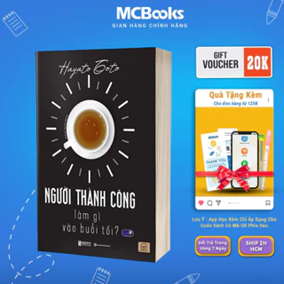 Sách - Người thành công làm gì vào buổi tối Mcbooks