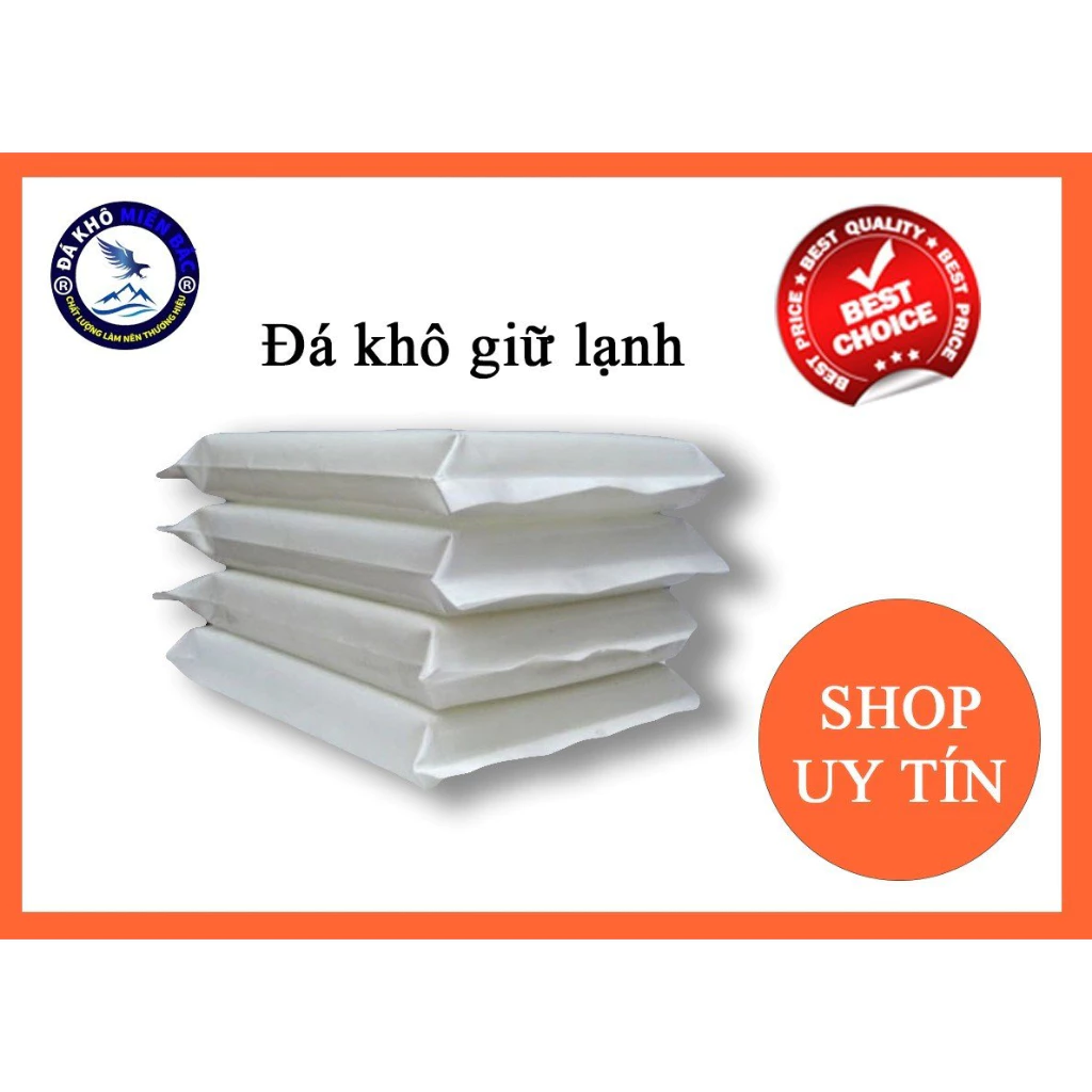 Đá khô giữ lạnh (chưa cấp đông) ⚡ GIÁ SỐC ⚡ đá gel bảo quản hàng như thực phẩm và có thể tái sử dụng nhiều lần- gói 450g