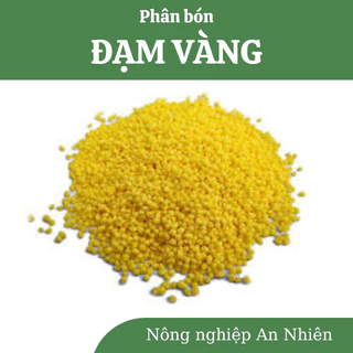 Phân bón ĐẠM VÀNG, hàm lượng đạm hữu hiệu, tan nhanh, hấp thụ hiệu quả giúp cây tăng cường sinh trưởng.