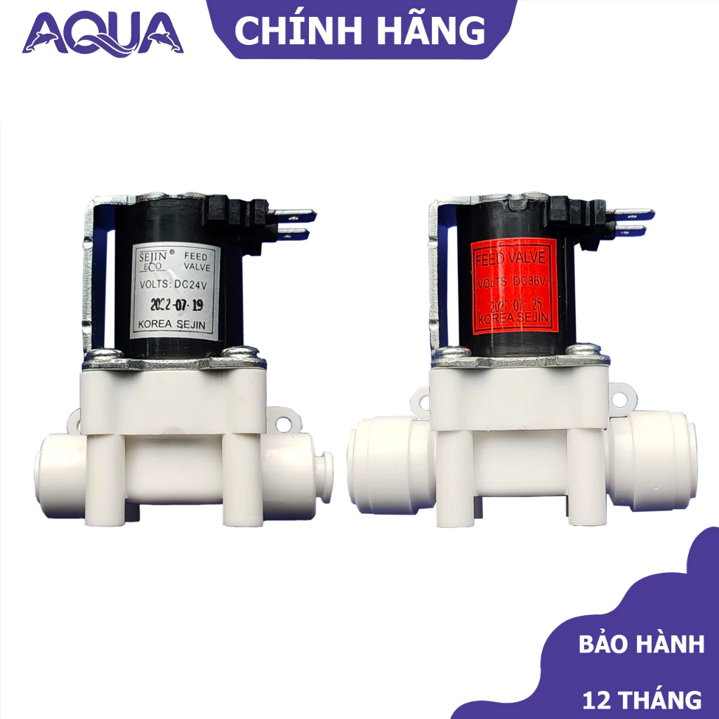 Van Điện Từ 24V 36V Máy Lọc Nước RO - Bảo Hành 12 Tháng - Linh kiện máy lọc nước