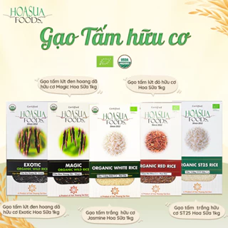 Gạo hữu cơ Hoa Sữa cho bé ăn dặm 1kg