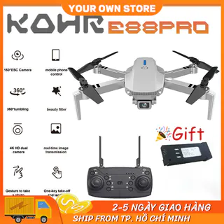 Flycam E88 Pro, 2 camera 4K,pin 1800mah