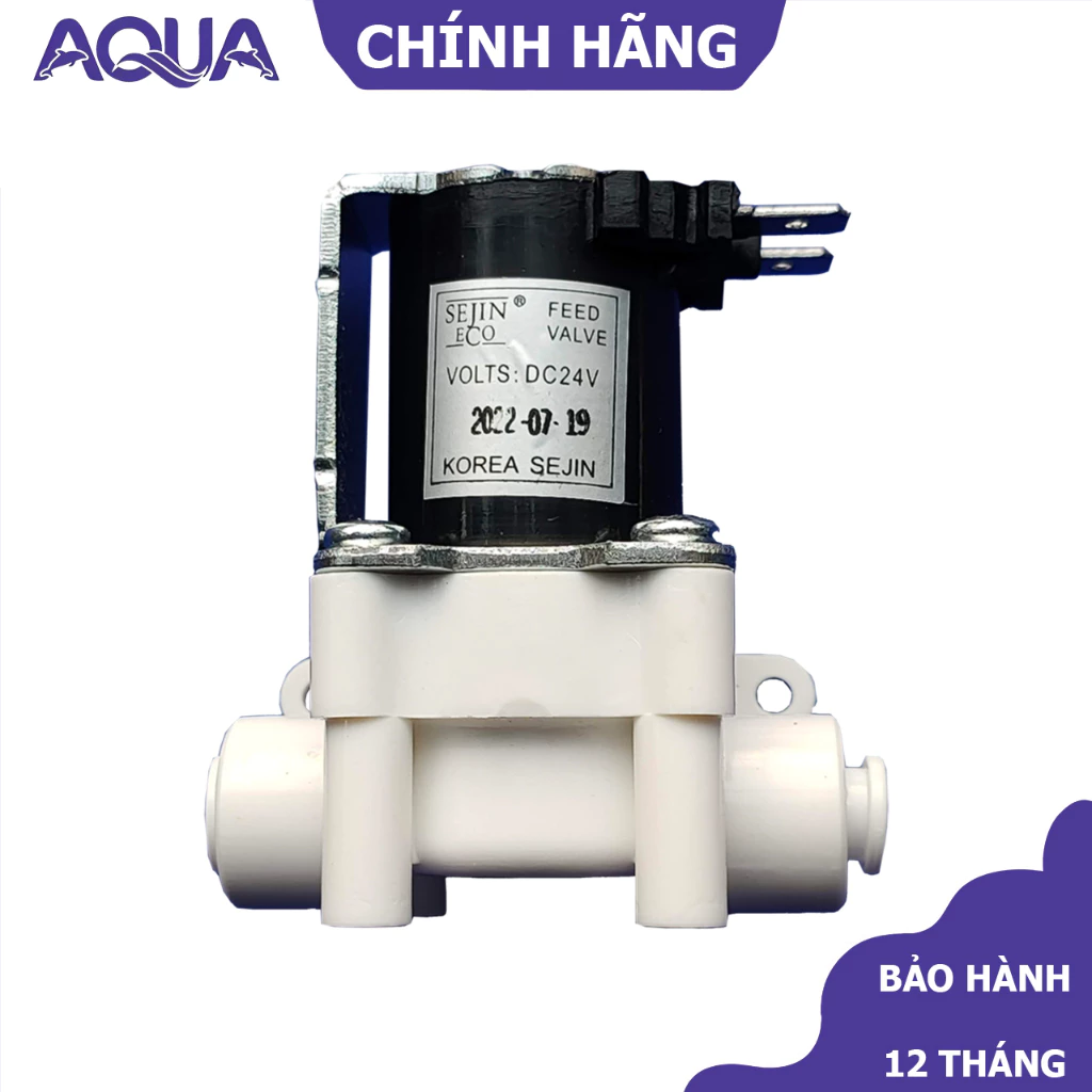 Van Điện Từ Nối Nhanh 24V Máy Lọc Nước RO - Dùng chung cho nhiều loại máy