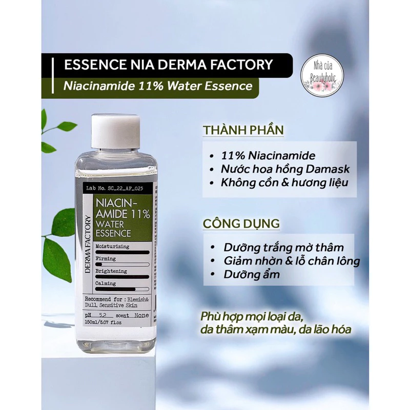 Nước tinh chất chứa 11% Niacinamide