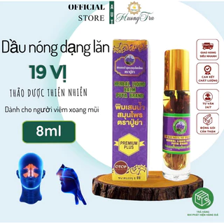 [Dành cho viêm xoang mũi _ Loại 1 ] Dầu Lăn Sâm 19 Vị Thảo Dược PUYA BRAND 8ml