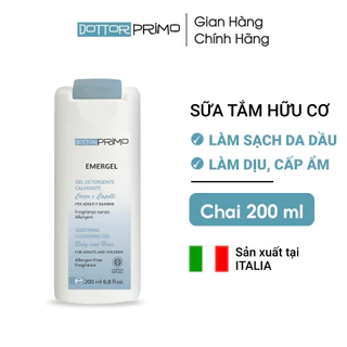 Sữa Tắm Hữu Cơ Cho Người Bị Chàm Và Viêm Da Cơ Địa DottorPrimo Emergel 200ml