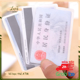 COMBO 10 Vỏ Bọc Bảo Vệ Thẻ ATM, Thẻ Tín Dụng, Căn Cước Công Dân, Bằng Lái Xe, Thẻ Sinh Viên…