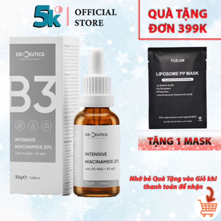 Tinh chất Serum B3 DrCeutics Niacinamide Intensive 20% Mờ Thâm Nám, Làm Sáng Da, Kiềm Dầu 30g