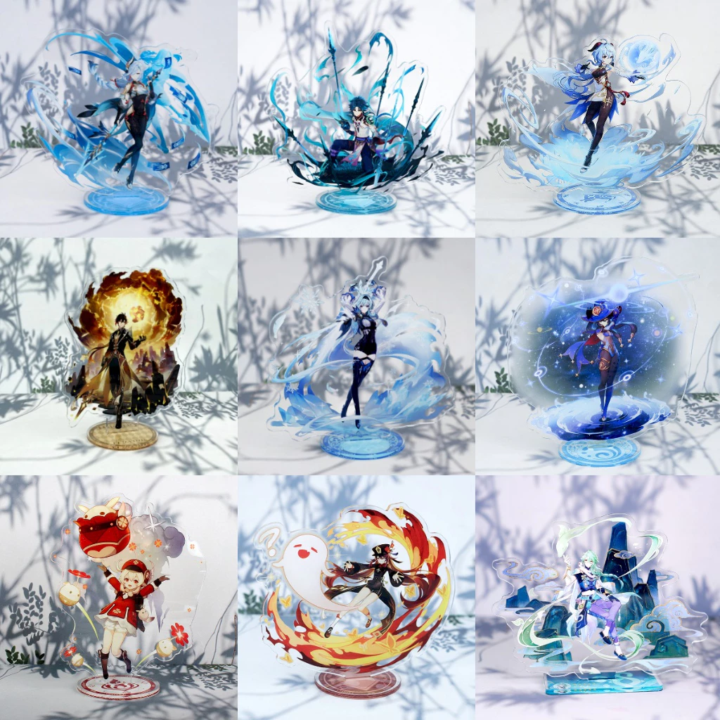 Tượng mica Standee anime Genshin Impact MONDSTADT 	LIYUE Ganyu Zhongli Xiao Jean Klee Albedo Mona Childe Eula Hu Tao