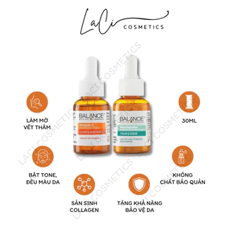 Serum trắng da mờ thâm Balance Vitamin C, Niacinamide 30ml