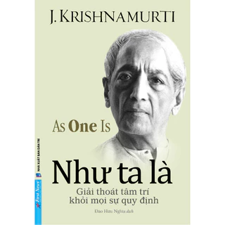 Sách  First News - Như Ta Là ( J. Krishnamurti )