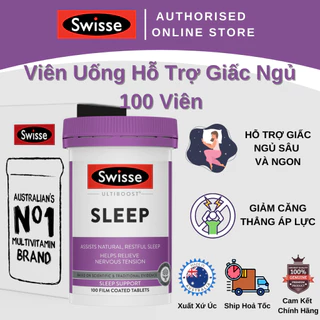 Swisse Ultiboost Sleep - Viên Uống Hỗ Trợ Giấc Ngủ - 100 Viên