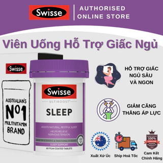 Swisse Ultiboost Sleep - Viên Uống Hỗ Trợ Giấc Ngủ - 60 / 100Viên
