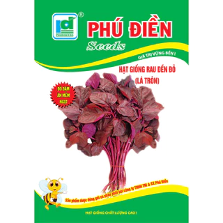 Hạt giống rau dền đỏ (lá tròn)