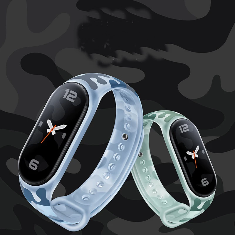 Dây Đeo Thay Thế Dành Cho Vòng Đeo Tay Thông Minh Xiaomi Mi Band 5/ Miband 6/ Miband 7 Nhiều Màu