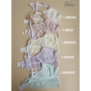 Candy Áo Lót Bralette Có Gọng Đệm Mỏng Nâng Ngực Quyến Rũ Thiết Kế TIMIN WORKSHOP