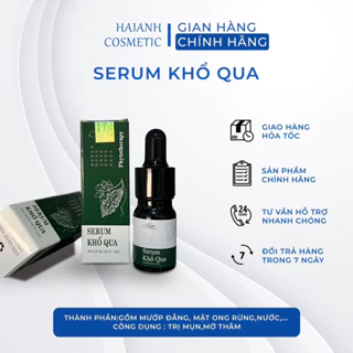 Serum Khổ Qua Lim 5ml Giảm Mụn Ẩn,Đầu Đen,Thâm Sạm, thâm rỗ,Sáng Da,Se Khít Lỗ Chân Lông