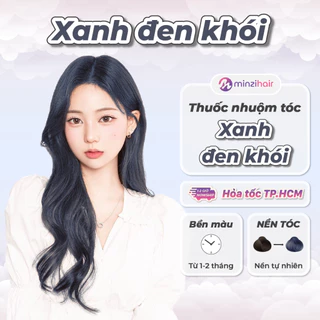 Thuốc nhuộm tóc Màu Xanh Dương Đen Khói - Không Cần Tẩy Tóc - Minzihair, Minzihair HCM