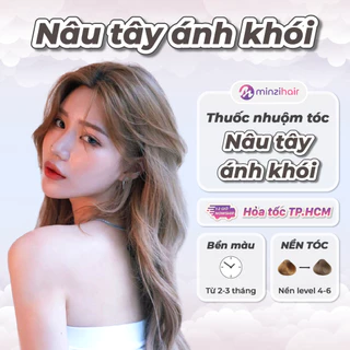 Thuốc nhuộm tóc Nâu Tây Ánh Khói - Không Tẩy Tóc - Minzihair, Minzihair HCM