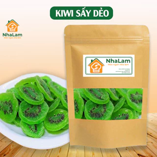 Kiwi Sấy Không Đường Dẻo Mọng Ăn Kiêng Healthy, Ăn Vặt Mẹ Bầu NHALAM FOOD