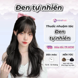 Thuốc nhuộm tóc Màu Đen Tự Nhiên - Lên Từ Mọi Nền Tóc - Hạ Nền - Minzihair, Minzihair HCM