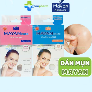 Miếng dán mụn Mayan Care nhiều kích cỡ từ Hàn Quốc hút mụn sưng đỏ, mụn bọc, kháng khuẩn, ngừa sẹo