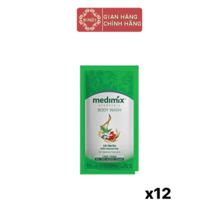 Set 12 Sữa Tắm Medimix 18 thảo dược 10ml/gói