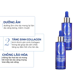 Serum cấp nước OZ Filler Aqua dưỡng ẩm Giúp căng bóng chống nhăn da 60ml